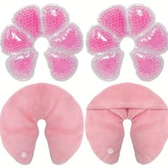 Emziren Anneler İçin 2 li Jel Göğüs Pedi – Sıcak ve Soğuk Kullanıma Uygun, PVC Dolgulu