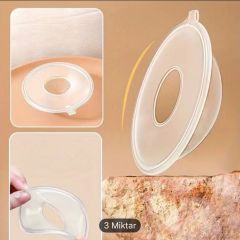 Silikon Süt Toplayıcı Kapak – Sızdırmaz, Esnek, Şeffaf Göğüs Süt Toplama ve Nipel Koruma Kabı (2 li)