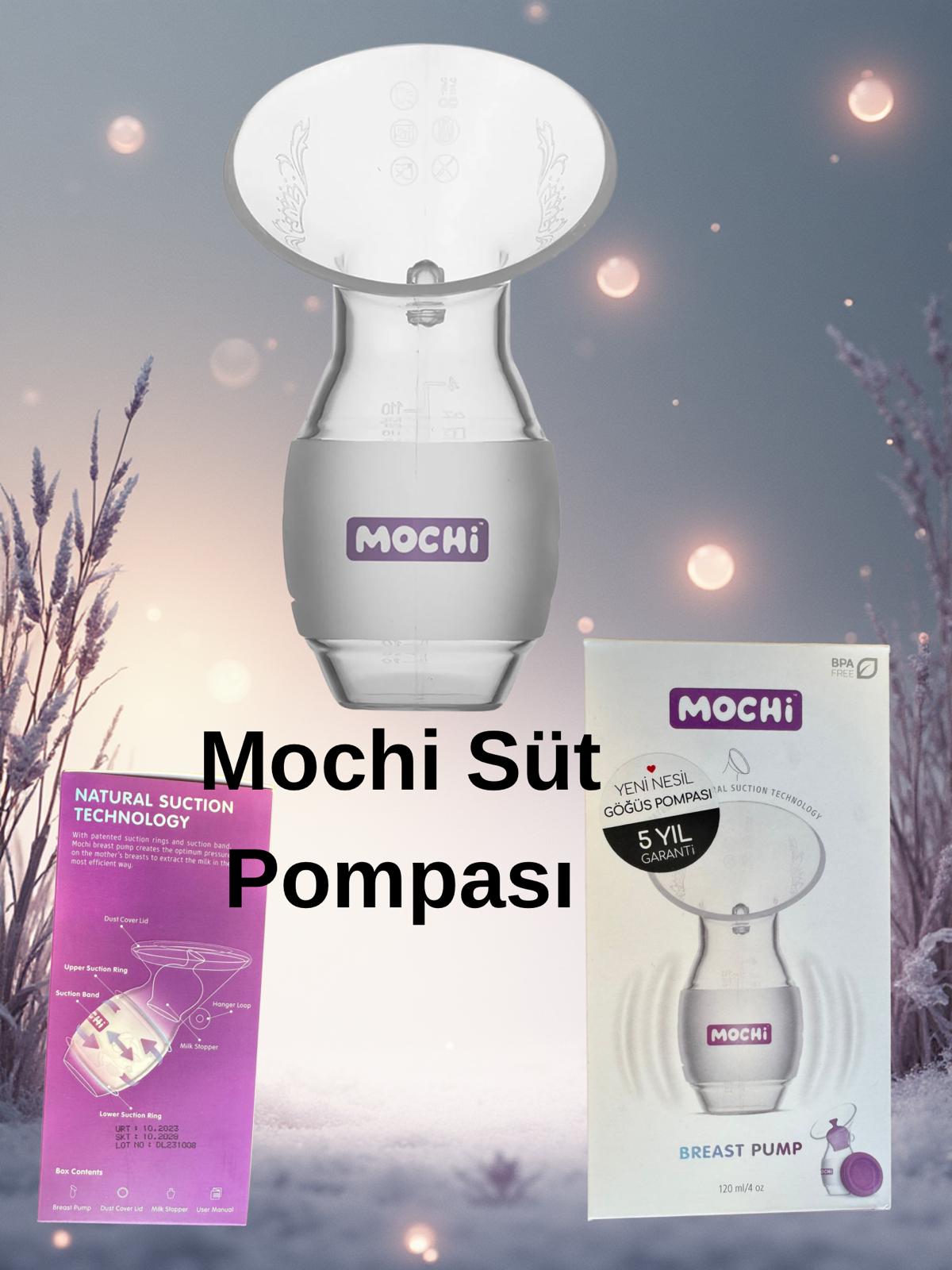 Mochi Manuel Göğüs Pompası - Doğal Vakum, Ergonomik Tasarım ve Sessiz Çalışma Özellikleri ile